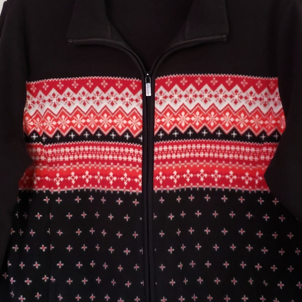 NWOT Beautiful Croft & Barrow Fleece jacket - Picture 2 of 6